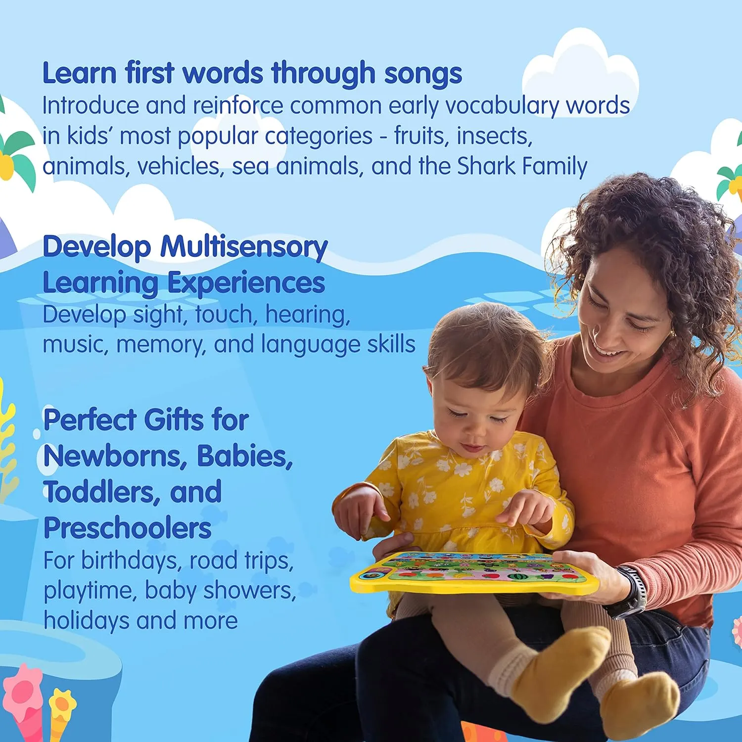 Pinkfong Baby Shark Sing & Learn Pad with Lyrics Booklet