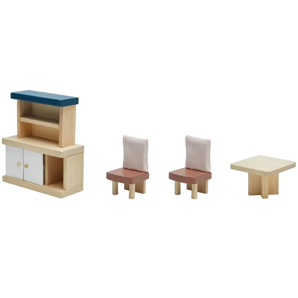 PlanToys Dining Room Dolls House Furniture