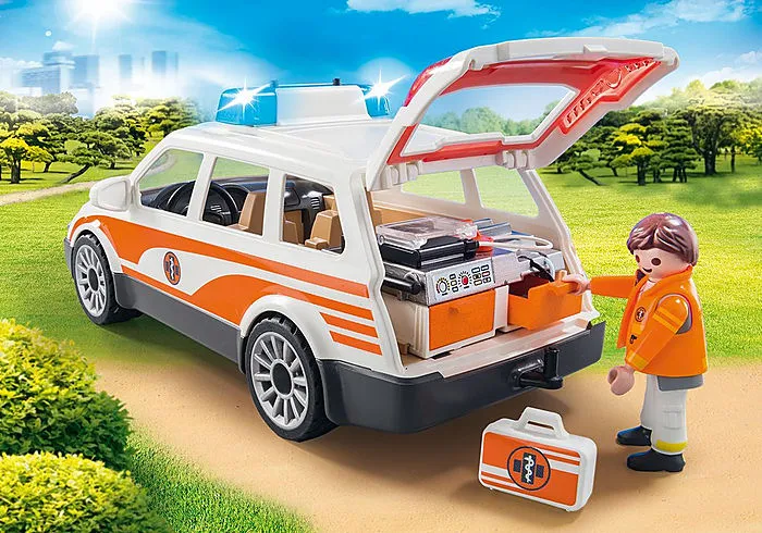 Playmobil City Life Emergency Car with Siren