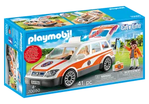 Playmobil City Life Emergency Car with Siren