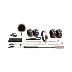 Rosy Gold Nouveau Kinky Set Rose Gold Black