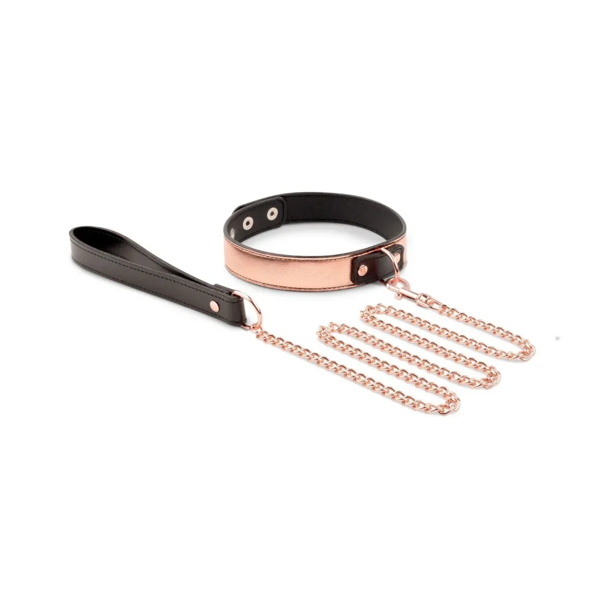 Rosy Gold Nouveau Kinky Set Rose Gold Black