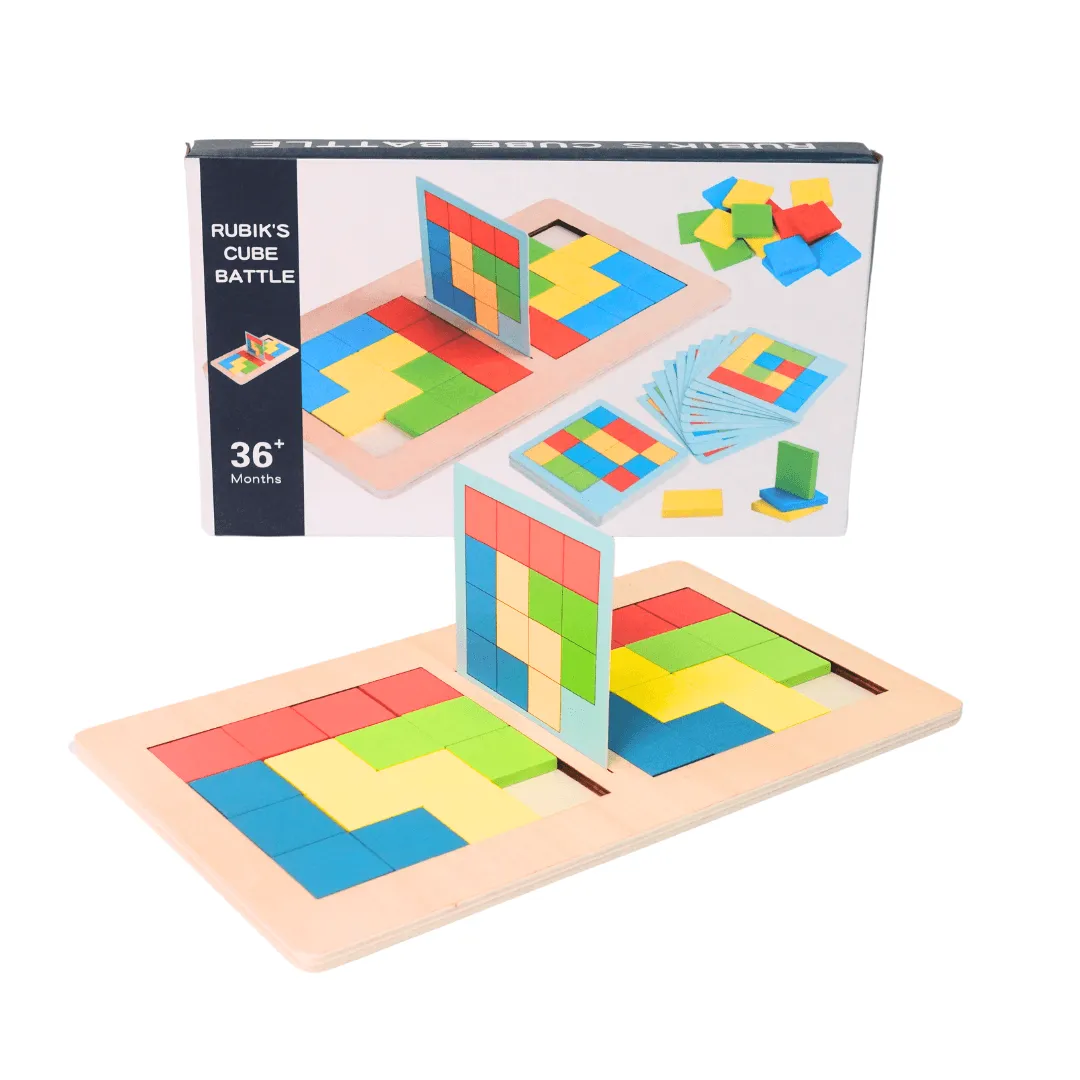Rubik's Cube Battle-Sliding Tiles for Kids & Adults