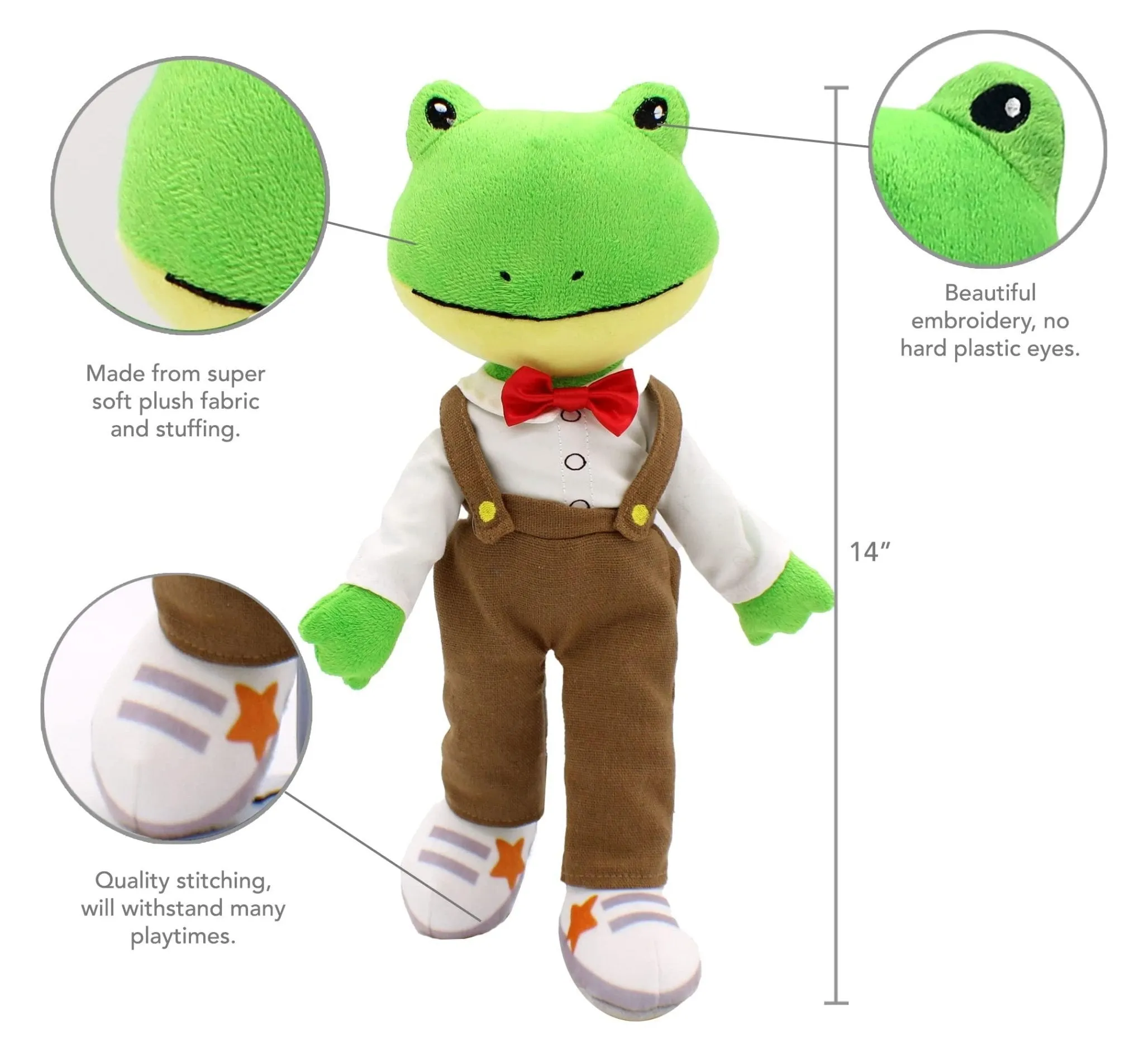 Sharewood Forest Friends 14 Inch Rag Doll Freddy the Frog