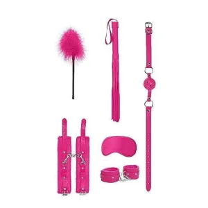 Shots Ouch! 6-Piece Beginner Bondage Kit Pink