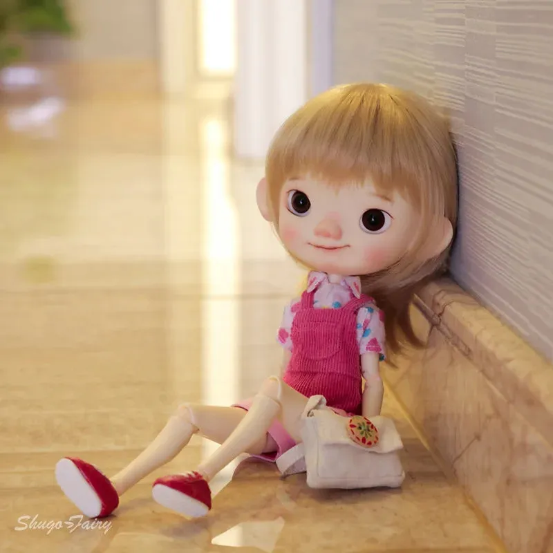 Shuga Fairy Pii 1/6 BJD Doll - Naughty Child Doll with Movable Joints | Adorable Resin Toy