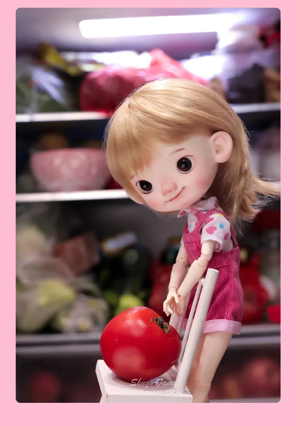 Shuga Fairy Pii 1/6 BJD Doll - Naughty Child Doll with Movable Joints | Adorable Resin Toy