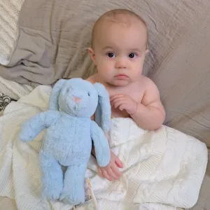 Steiff Soft Cuddly Friends My First Hoppie Blue Rabbit