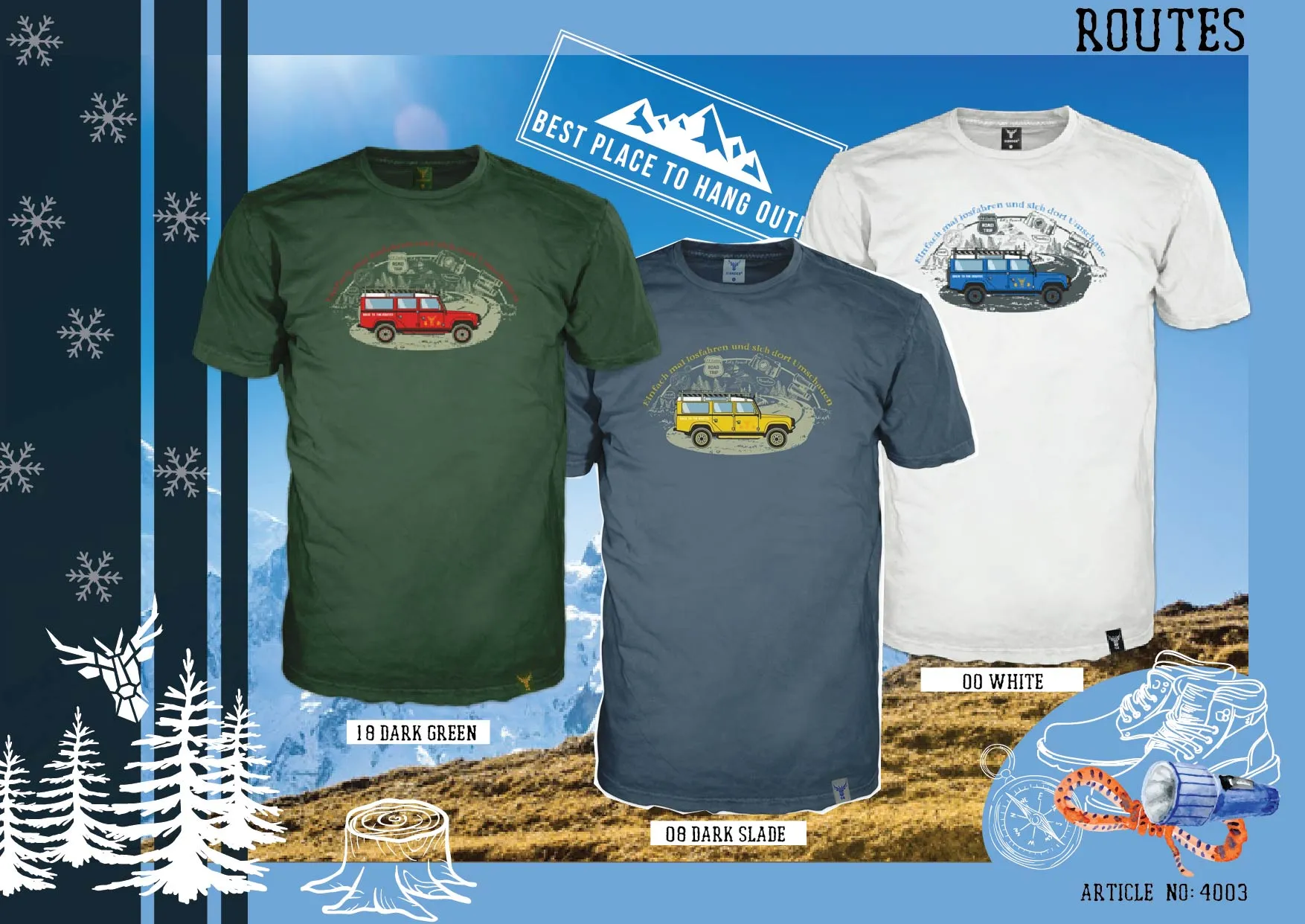 T-Shirt  14Ender® Back to the Routes