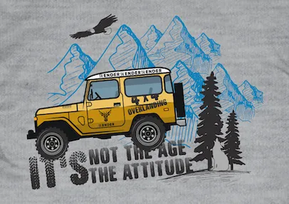 T-Shirt 14Ender®Attitude grey mel