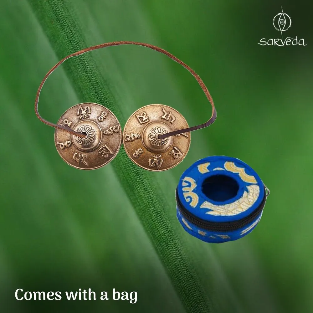 Tingsha Bells- Mantra- 2.5 inches