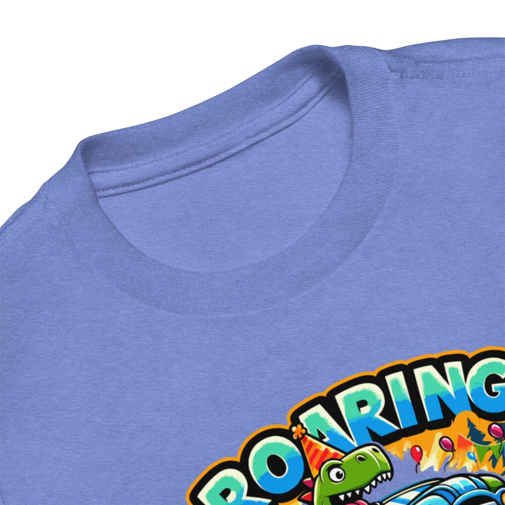 Toddler Short Sleeve Tee Roaring Into Three