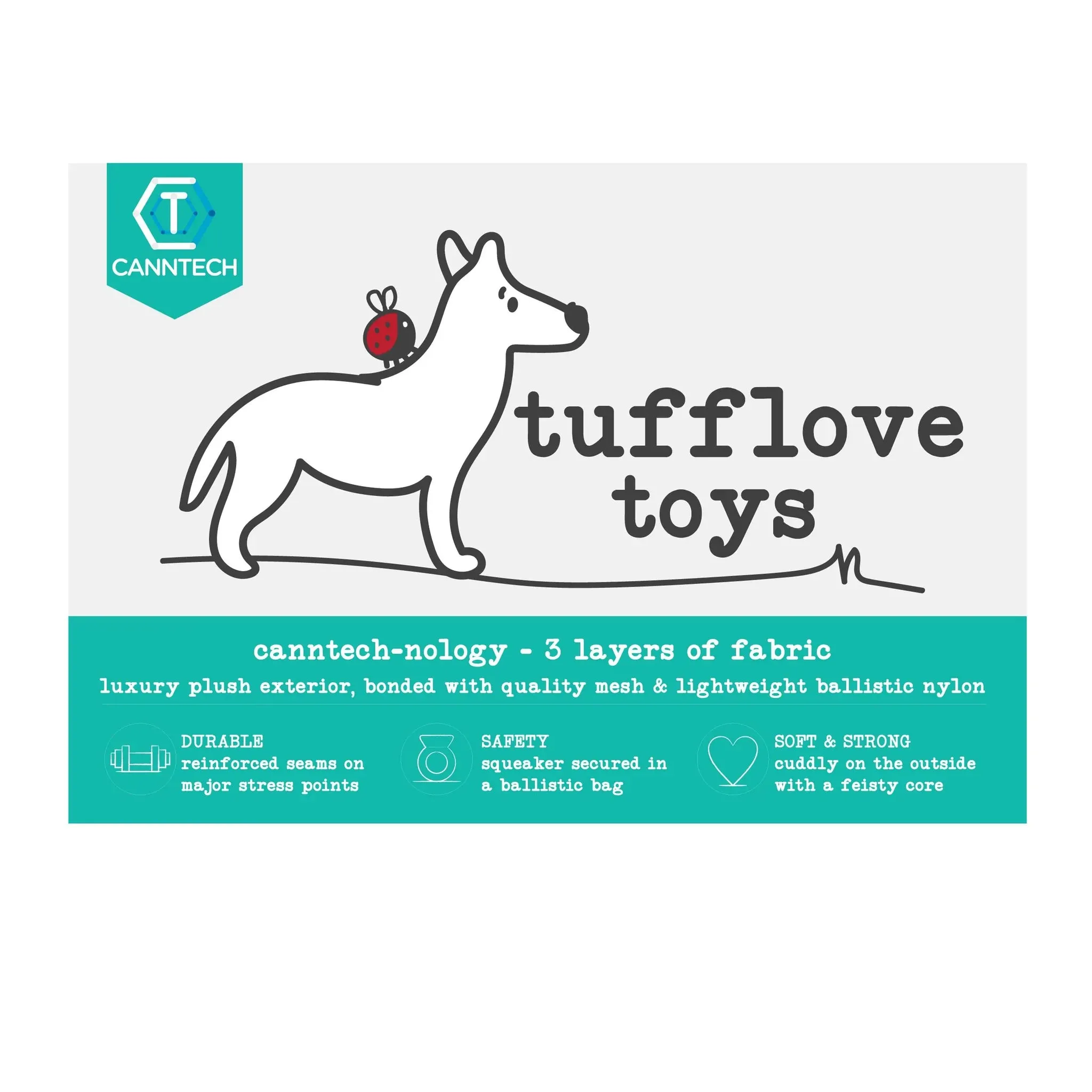TuffLove Octopus Puppy Toy