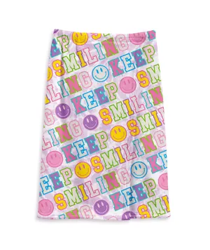 Varsity Print Spa Wrap